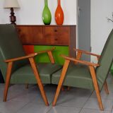 Armchairs Scandinavian 1960 circa