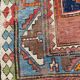 Kazak ancient Caucasian carpet 152x195 cm