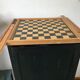 Ancien plateau jeu &chec & jeu de l’oie bois