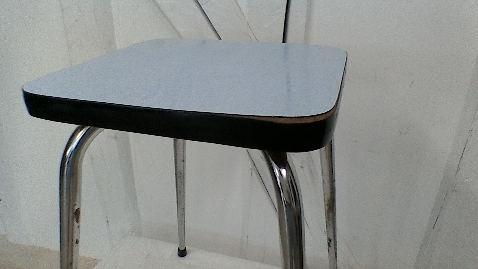 Low stool in formica, vintage