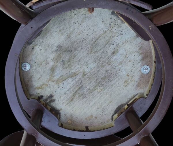 Paire anciennes chaises Baumann modèle mouette