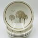 Lot 6 Deep Plates Churchill Homespun Trees