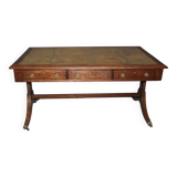 English mahogany bureau plat circa 1900
