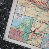 Old Vidal Lablache map: Belgium.