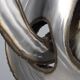 Abstract stainless steel sculpture by Lea Goodman, United Kingdom, 1980s