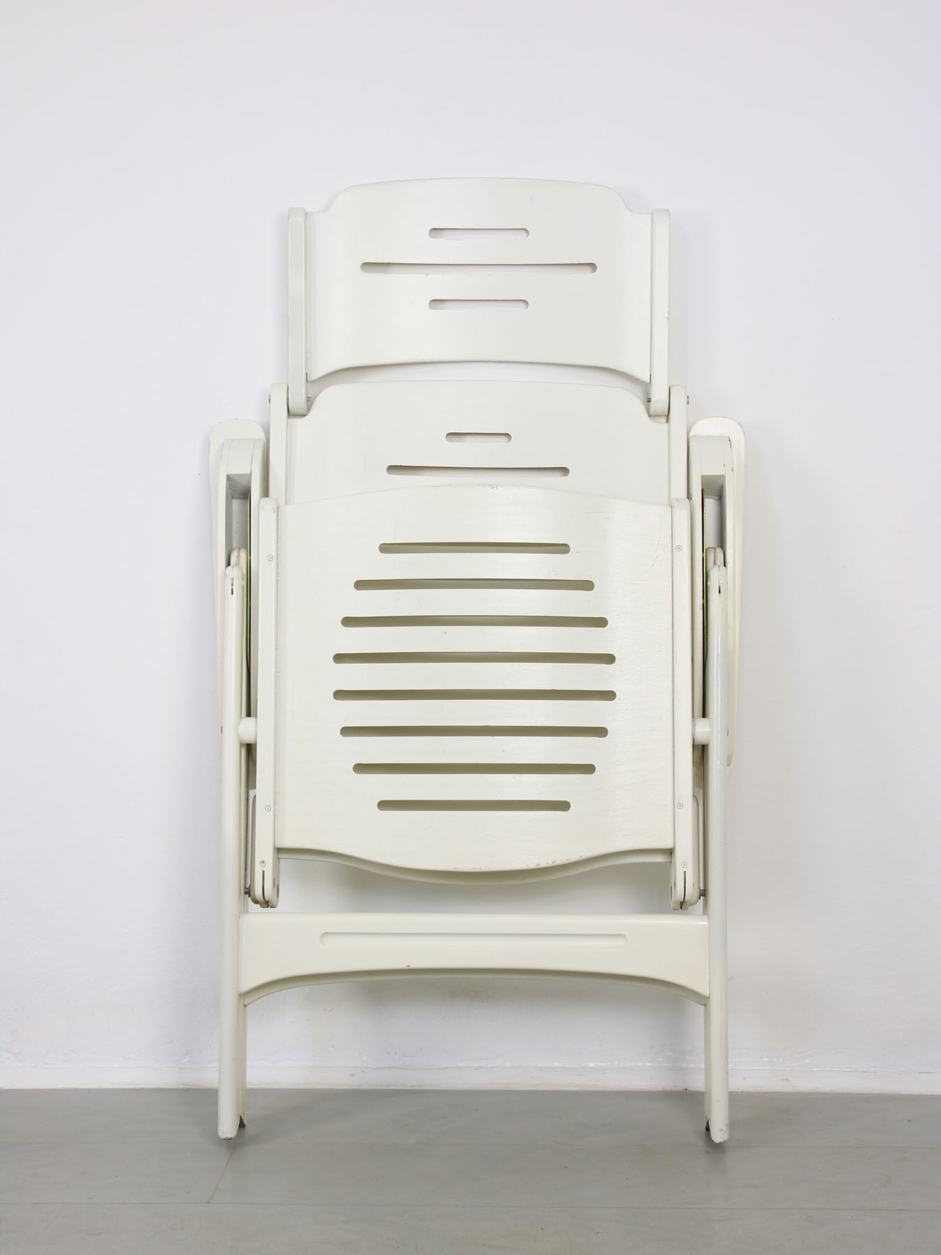 Vintage Danish Folding Armchair with 5 Positions