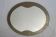 Beveled oval mirror by Lupi Cristal Luxor, Italy, 1970s