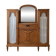 Art Deco sideboard in solid wood with central mirror.