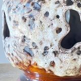 Lamp ceramic fat lava double lighting 70s