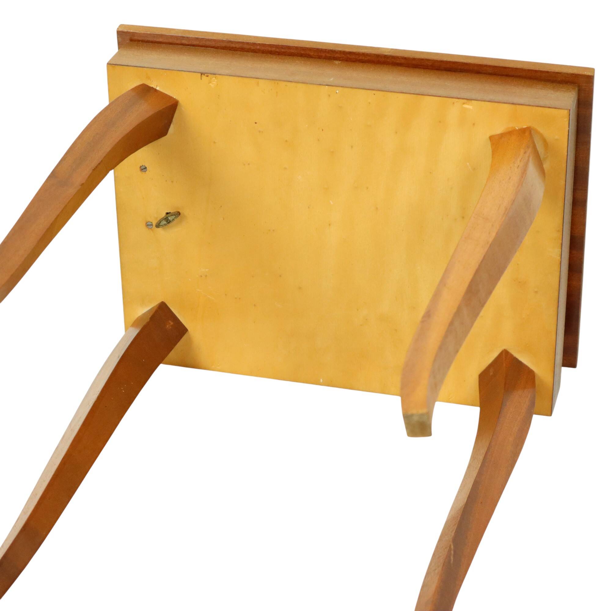 Italian Music Box Wooden Table Sorrento Sankyo