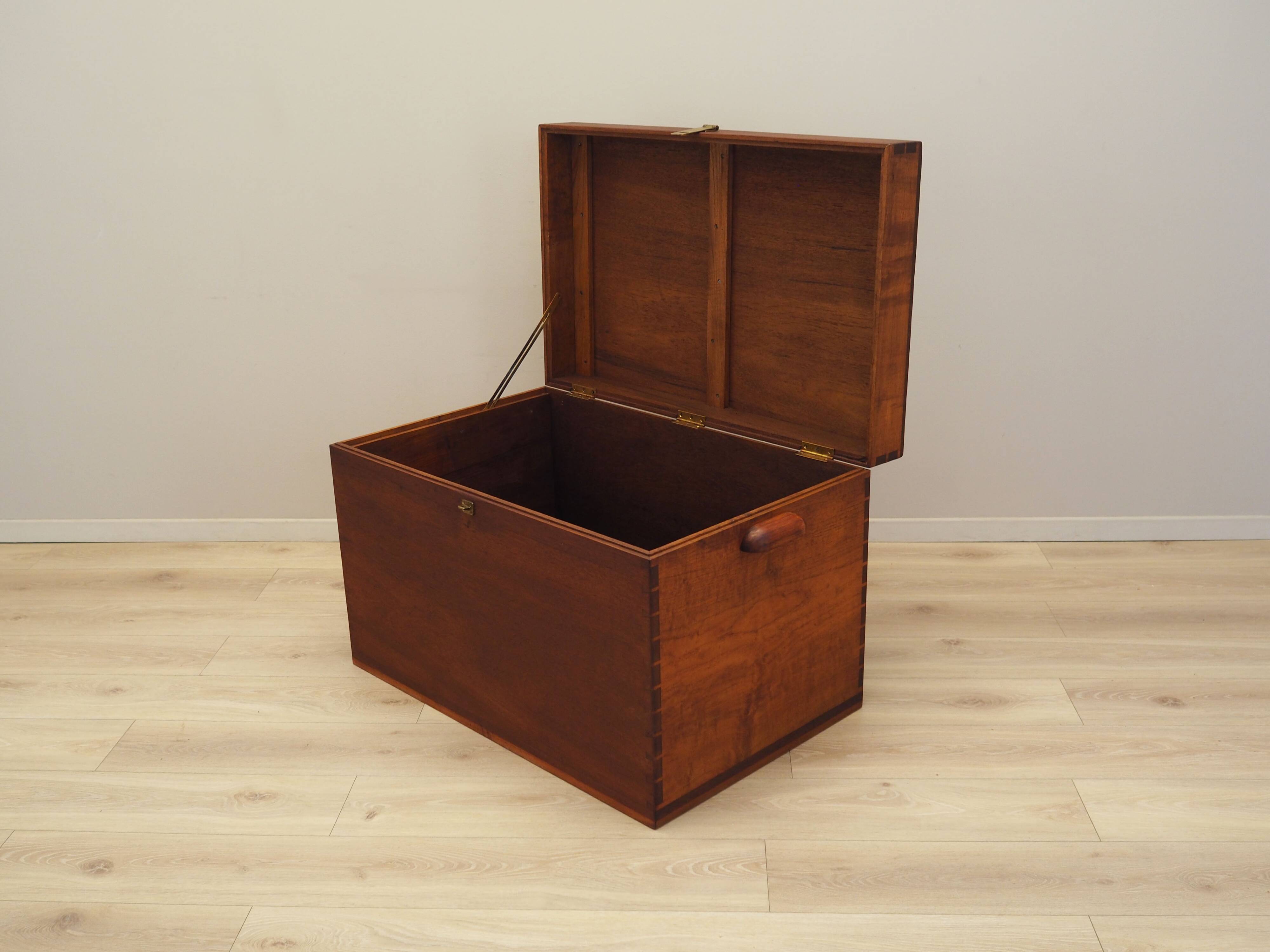 Teak chest, Scandinavian design, 1960s, production: Denmark
