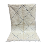 White/black relief laine laine carpet 163x255cm