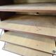 Vintage wooden drop-leaf cabinet / shoe cabinet