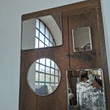 Set of 4 barber mirrors