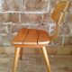 Children's chair Baumann a blades and curved wood Edition 1956