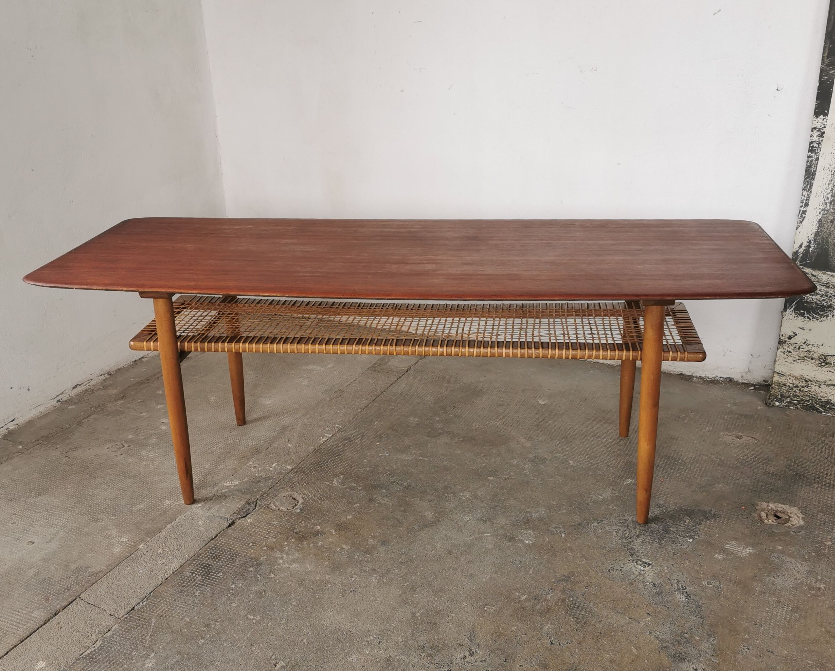 Vintage Scandinavian style coffee table from the 60s
