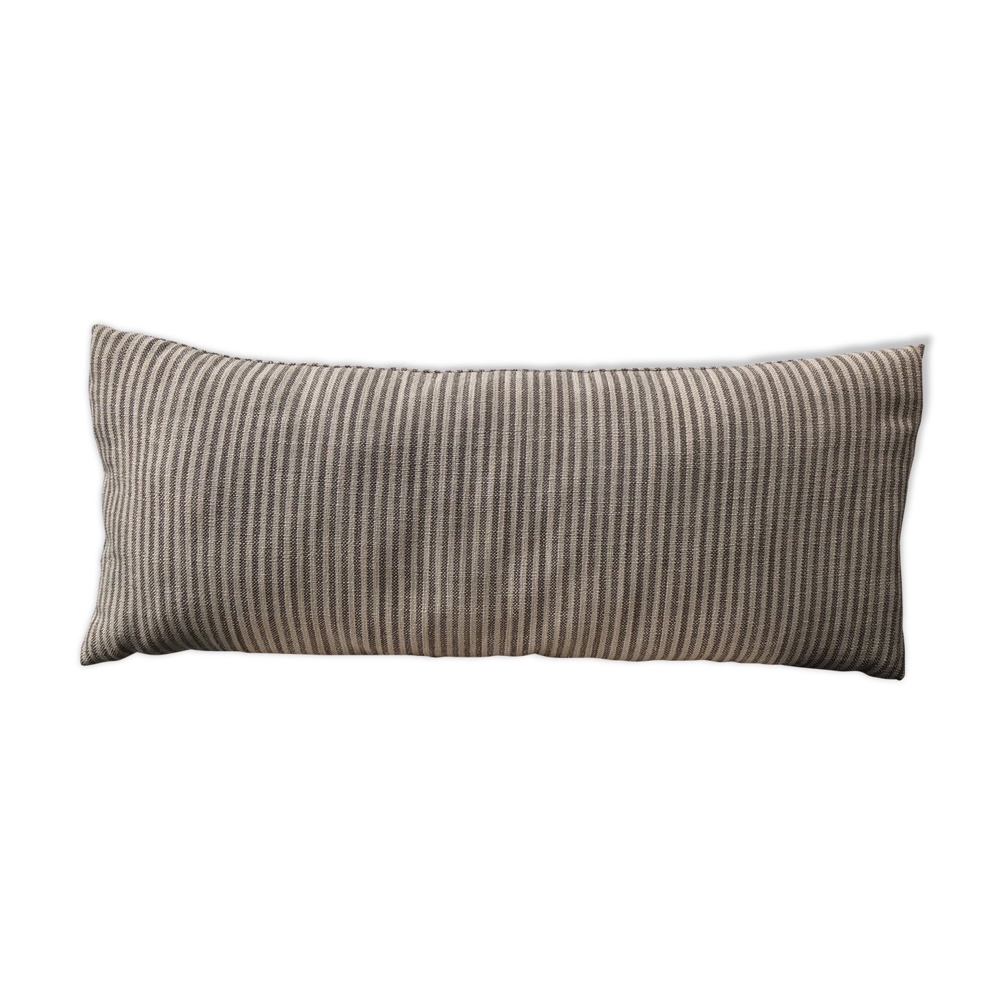 Striped linen cushion 70 X 28cm