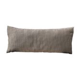 Striped linen cushion 70 X 28cm