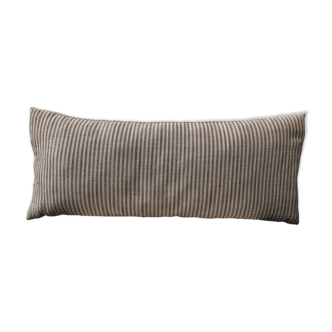 Striped linen cushion 70 X 28cm