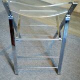 Set of 4 chairs signed "Kare Design", 70s
