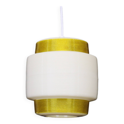 Lampe Rotaflex jaune et blanche ultra rare et ancienne de Yahsa Heifetz