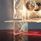 Carlo Nason Mazzega Lampada Da Tavolo/parete vetro iridescente Design