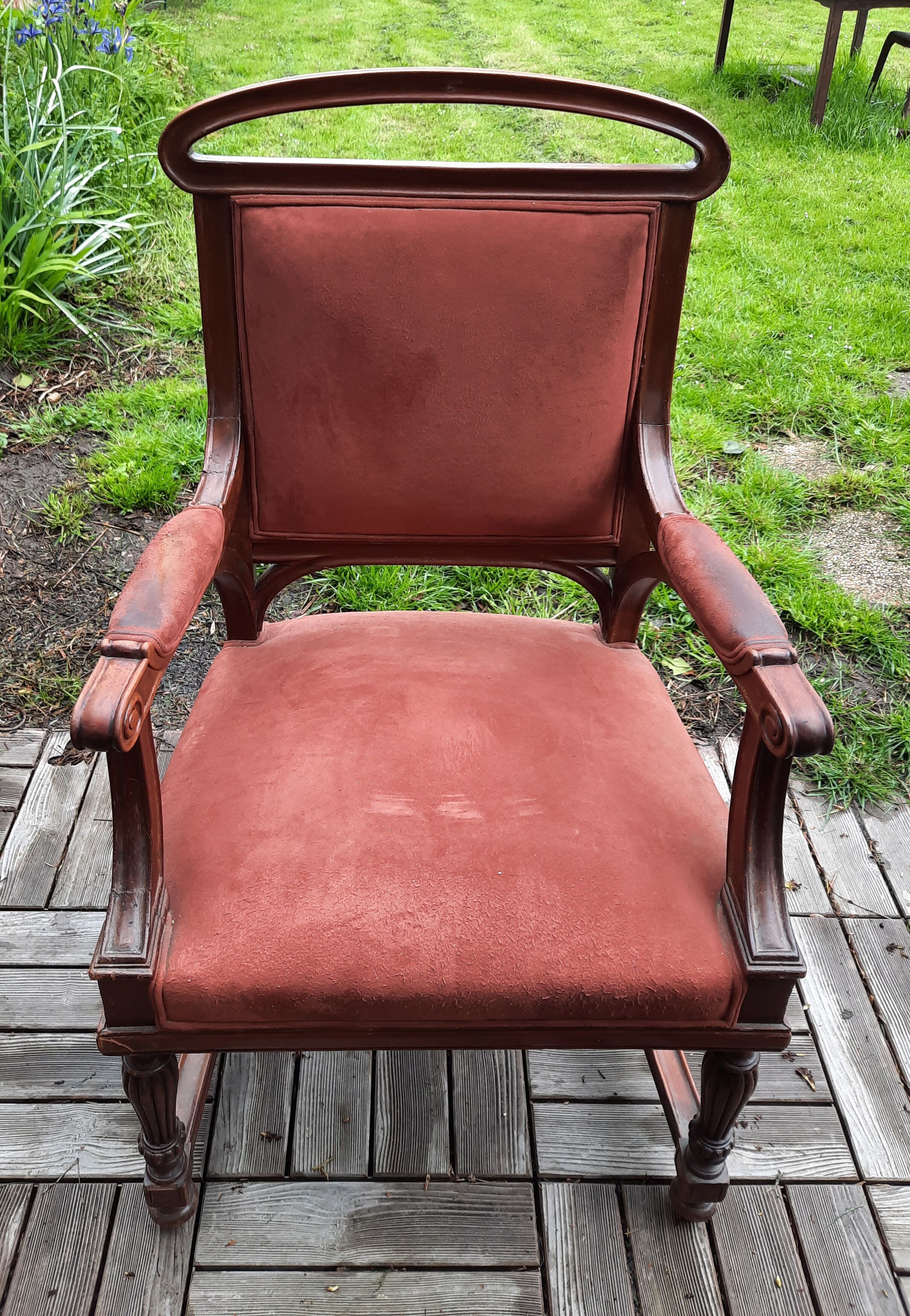 Art Nouveau armchair