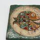 Wall ceramic "fish" – roland zobel, the cyclades 1970s