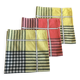 3 red/yellow bistro napkins 47 x 47