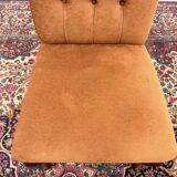 Set of Classic English Upholstered Chesterfield Chairs