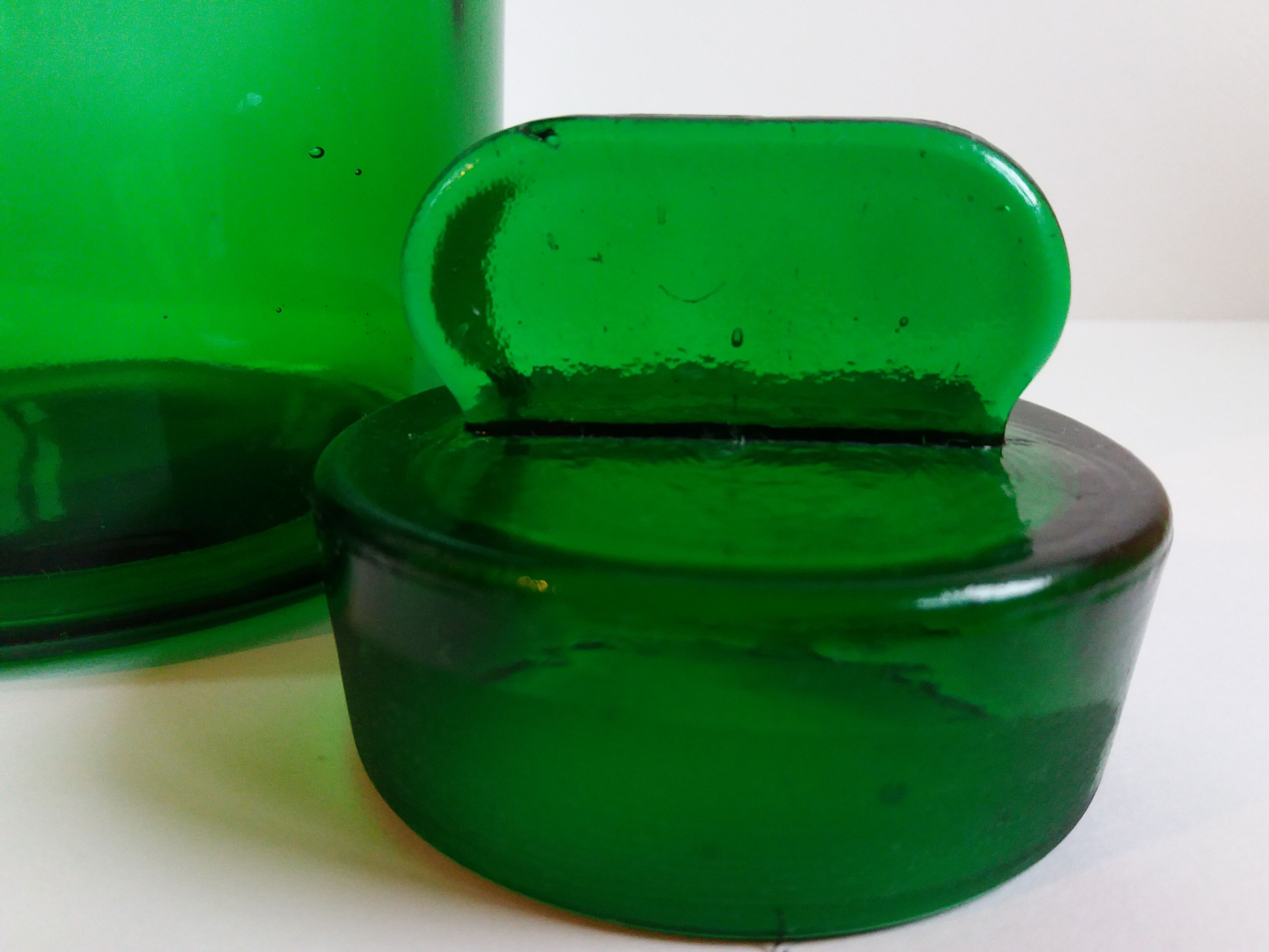 Large old pharmacy jar