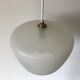 Engraved glass hanging lamp, 1950