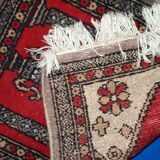 Tapis Vintage de Prière Lahore en Laine, Années 1950, Artisanat Pakistanais