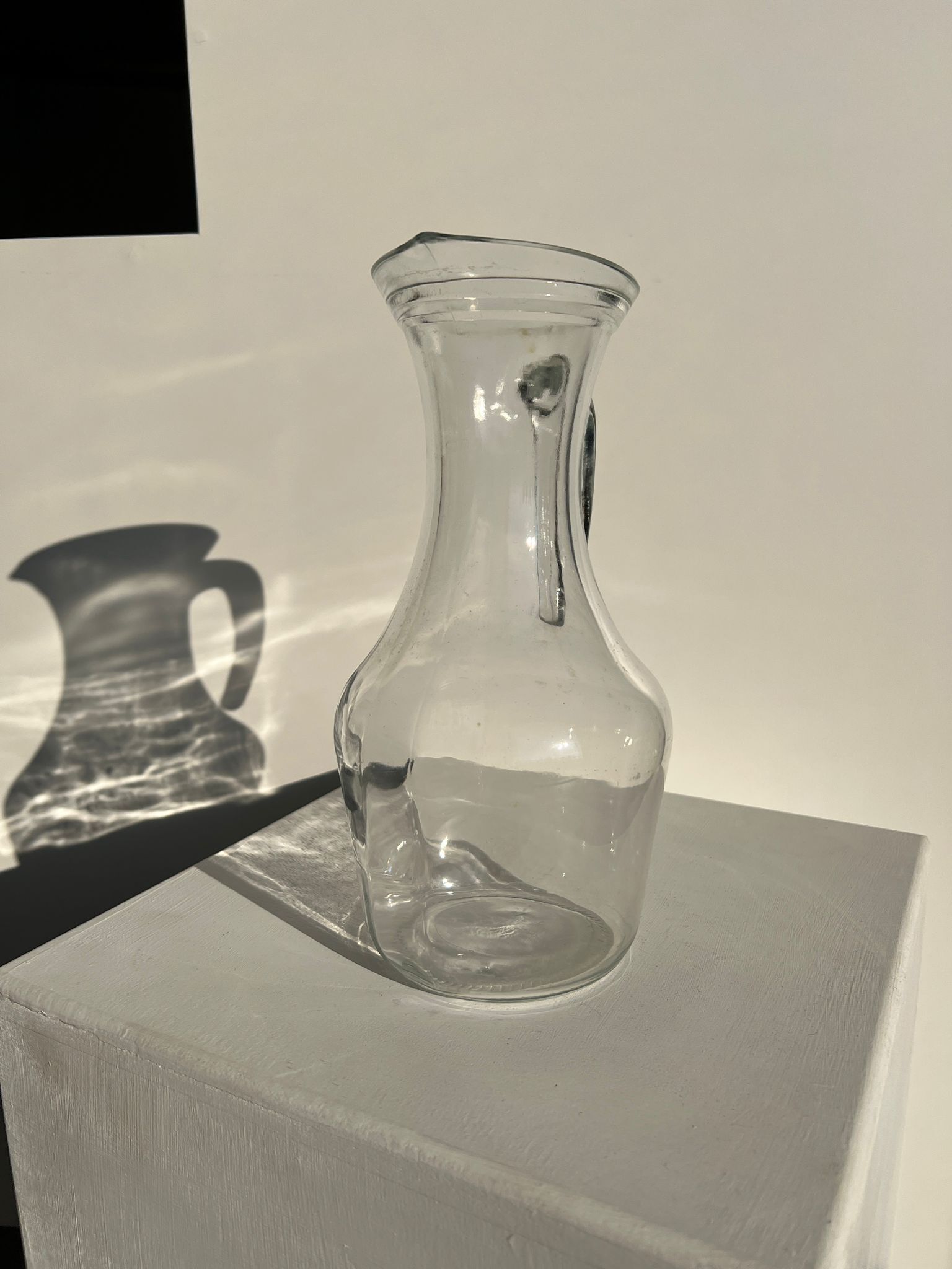 Vintage water decanter H: 25cm