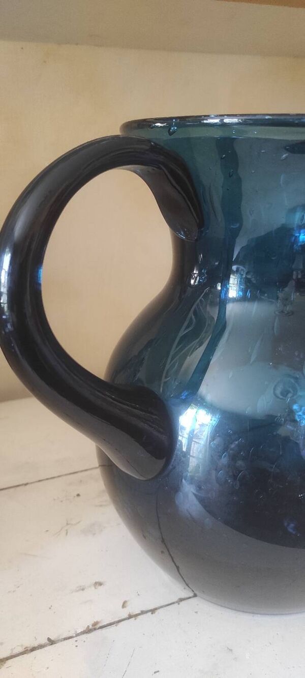 Pichet verre soufflé XXL