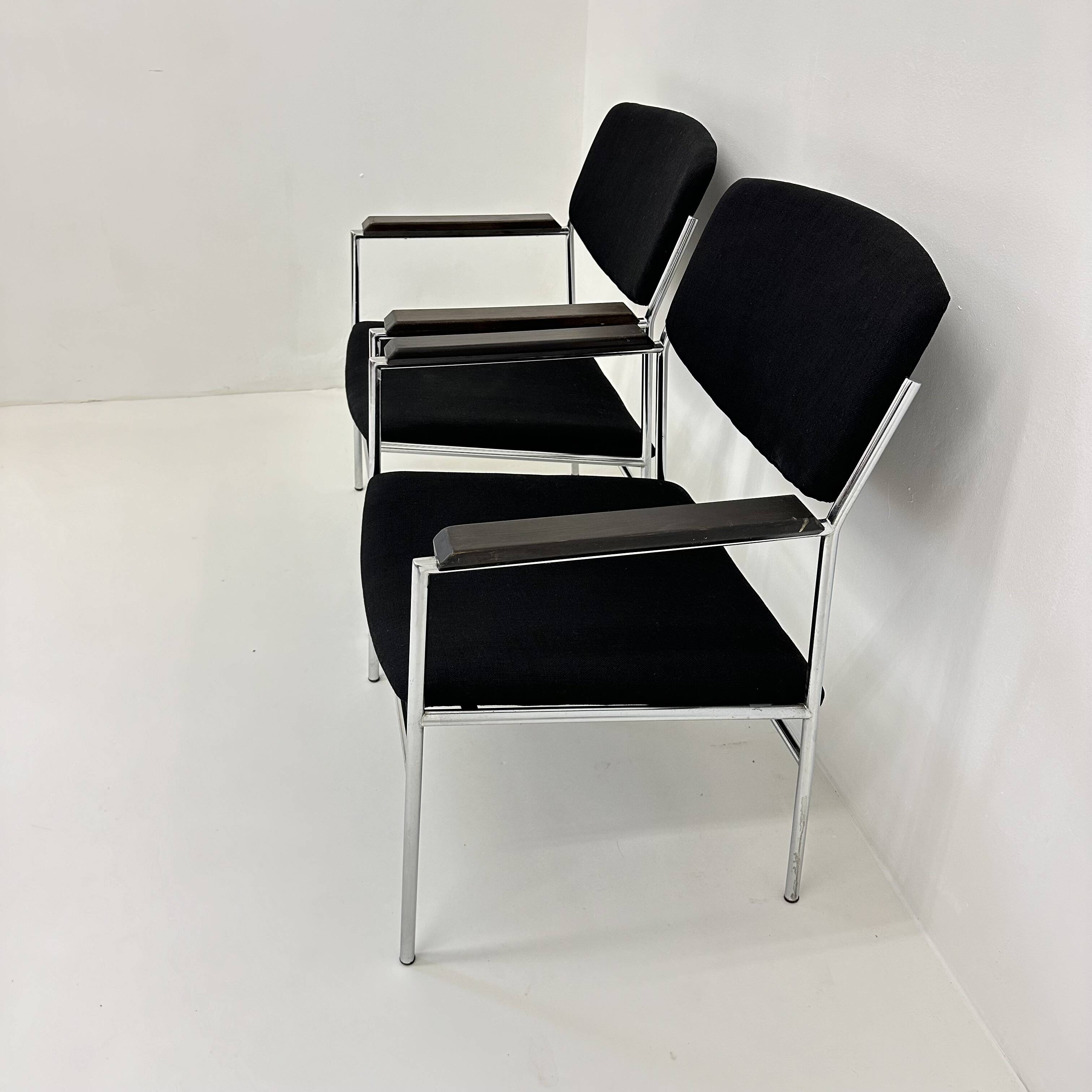 Gijs van der Sluis Minimalist Lounge chair , 1970s
