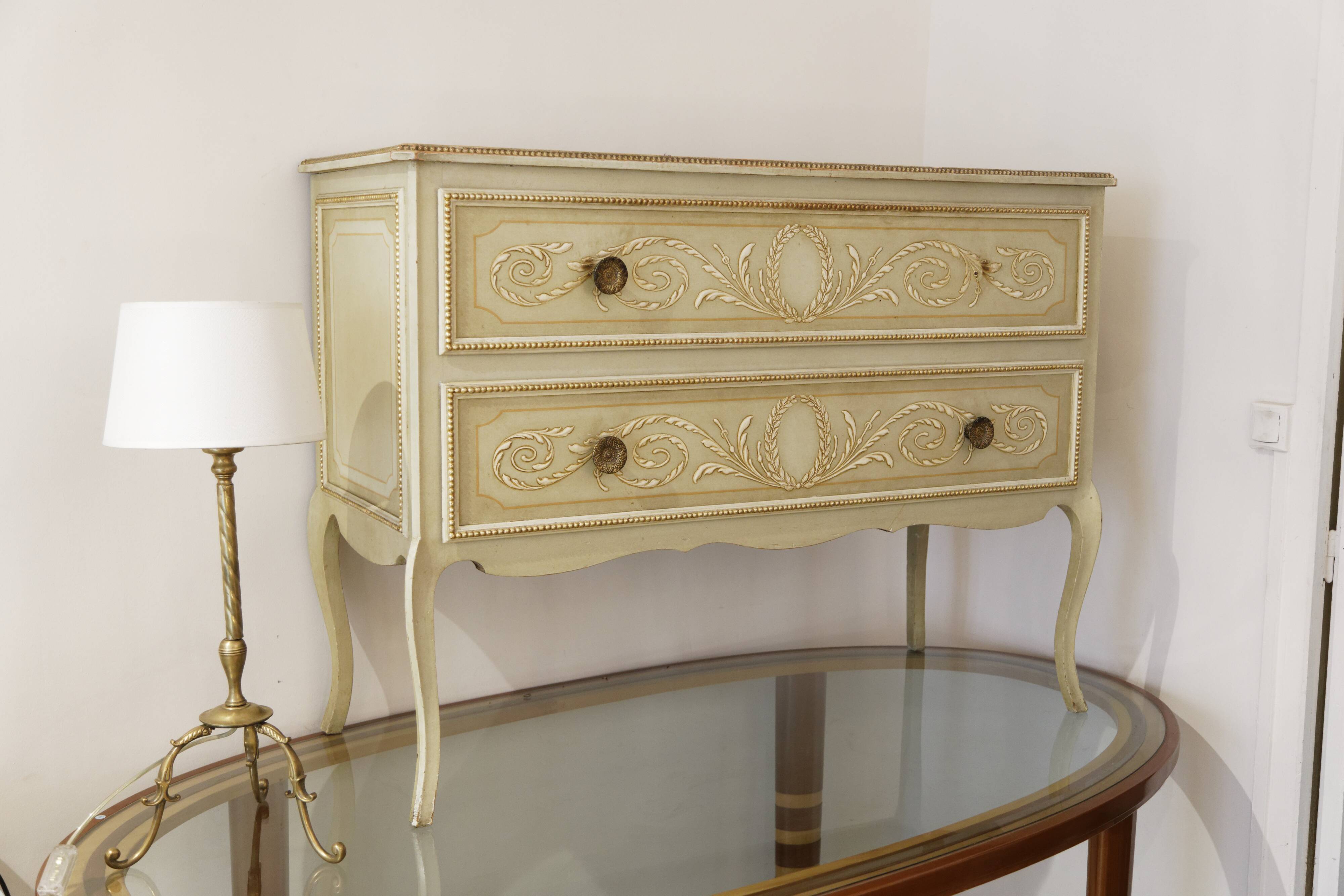 Chest of drawers 2 drawers venetian style