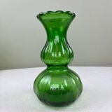 Vintage bottle green vase