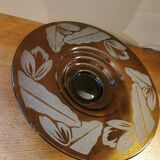Coupe en verre art déco signée N Collet France