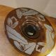 Art Deco glass cup signed N Collet France