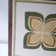 Vintage wooden and earthenware musical trivet (La vie en rose)