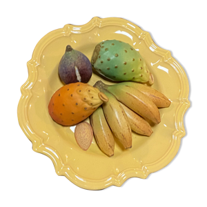 coupe de fruits trompe-l'oeil