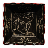 BLACK CERAMIC POCKET TRAY