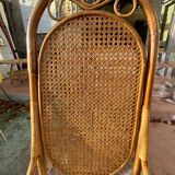 Pair of rattan chairs circa 1960