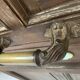 Art Deco style entrance door in solid wood, 20th century