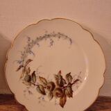 2 assiettes motifs automnale
