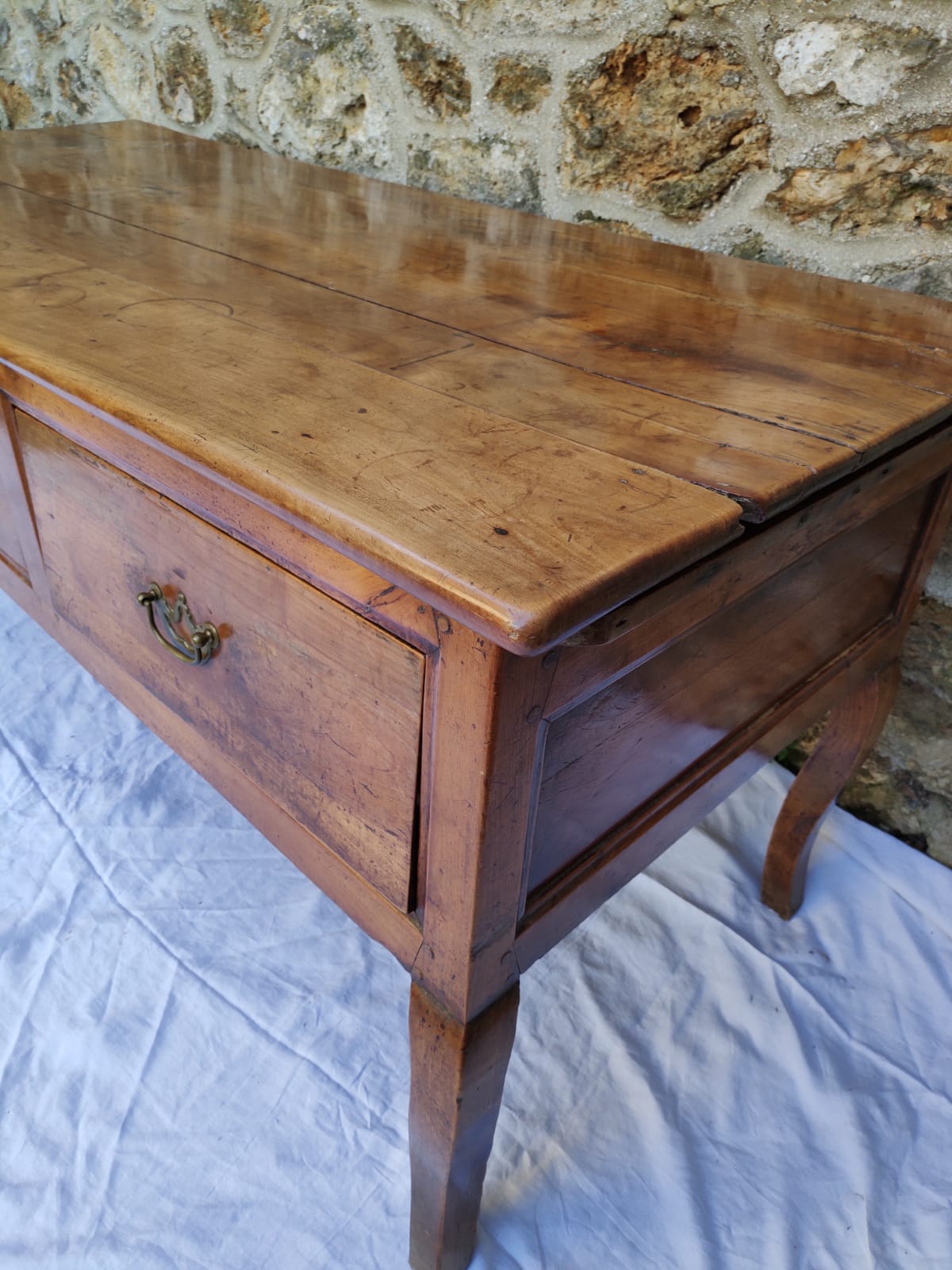 19th end clothier table, furniture workshop