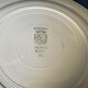 Set de 6 assiettes plates octogonales vintage en porcelaine fleuries,Années 1960