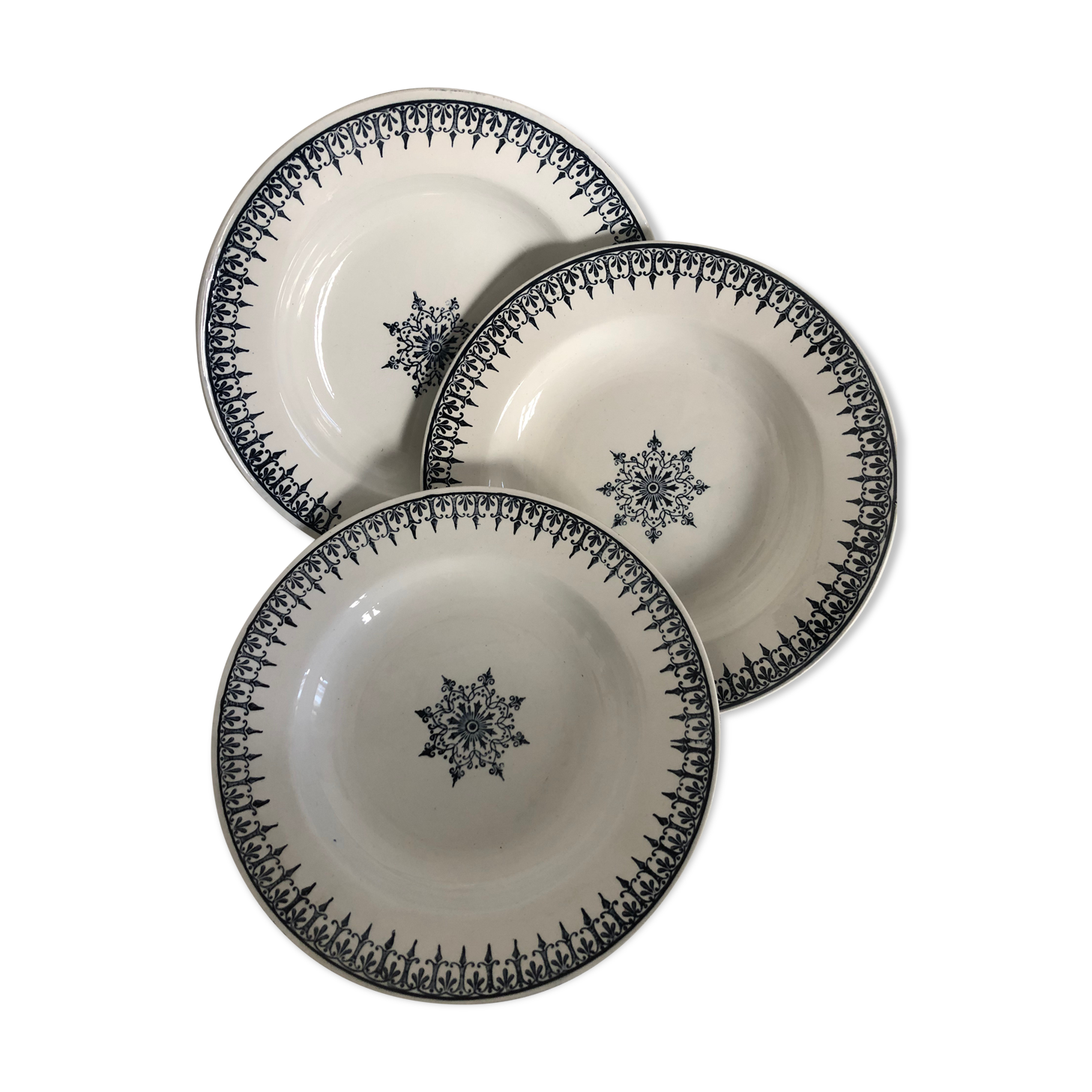 Three hollow plates Saint Amand - Primax