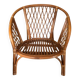 Fauteuil en rotin vintage
